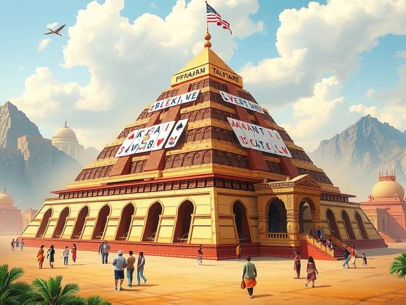 Pyramid Solitaire कार्ड गेम का स्क्रीनशॉट दिखाते हुए