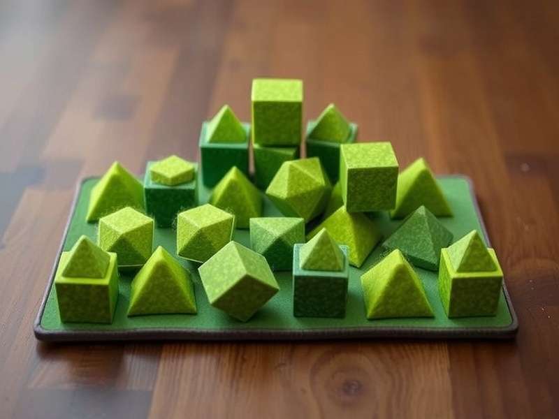 Close-up of Free Cell Green Felt Pyramid Solitaire game in progress on a digital device