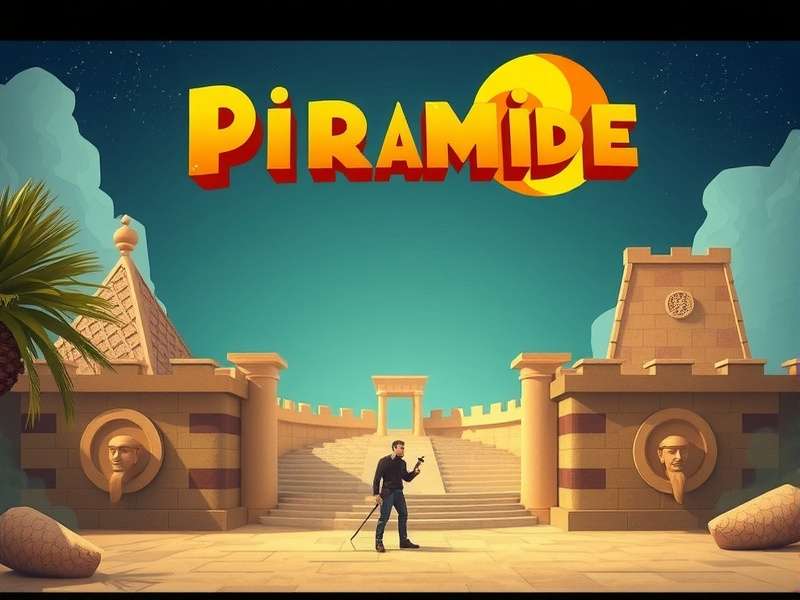 Pyramid Solitaire game layout with cards arranged in a pyramid shape