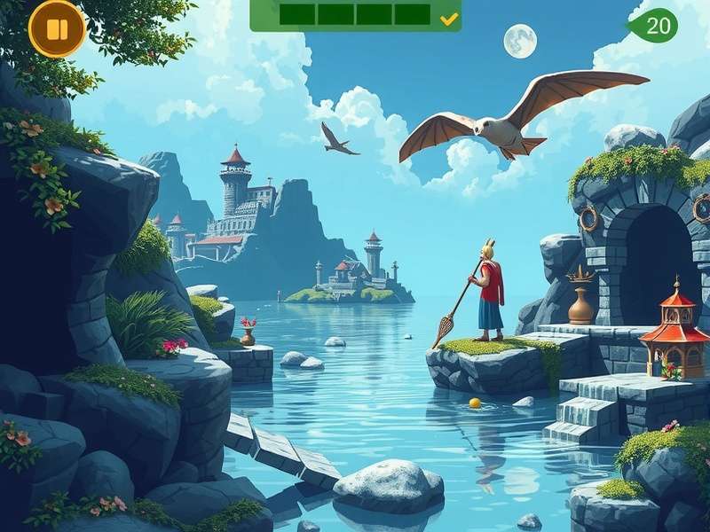 Strategic gameplay of Pyramid Solitaire showing card pyramid and stock pile