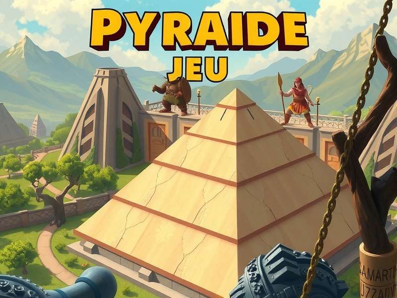 A beautifully laid out Pyramid Solitaire game on a wooden table with cards forming the pyramid structure