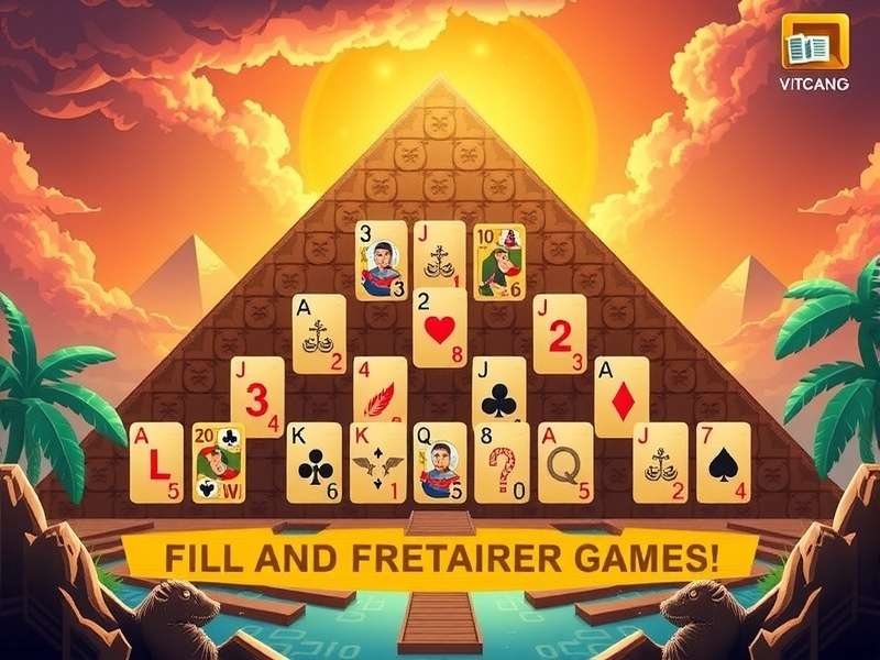 Strategic play in Pyramid Solitaire showing card combinations summing to 13