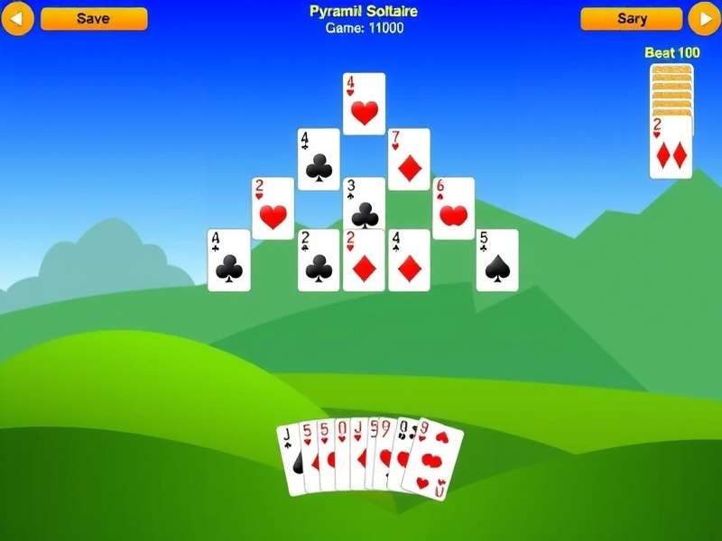 AARP Pyramid Solitaire Free No Download — play online in browser without any download or registration