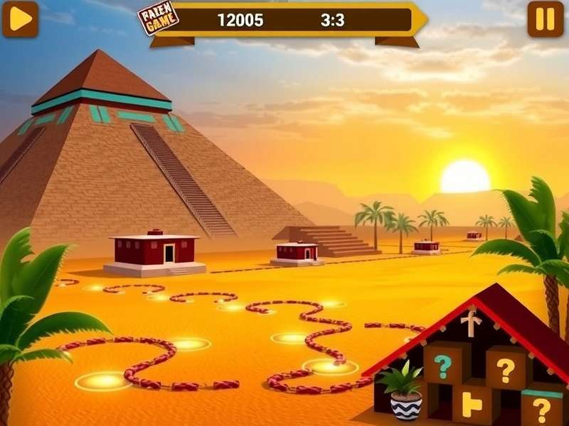 Pyramid Solitaire Game history showing classic and modern Egyptian-themed editions