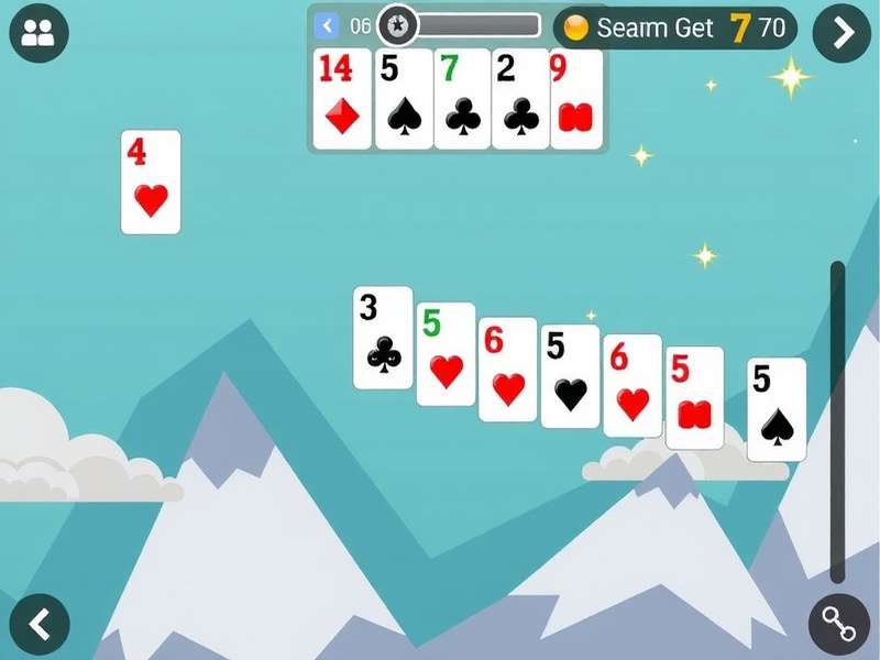 Pyramid Solitaire free online games to play - digital card layout with pyramid formation